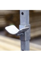 Soporte barra obstaculo para reparo metalico doble